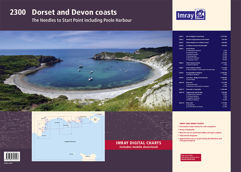 2300 Dorset and Devon Coasts Chart Pack Imray