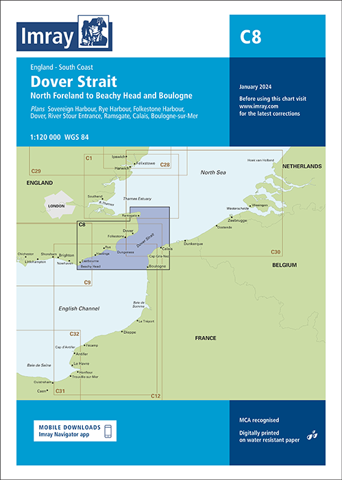Imray C8 Dover Strait