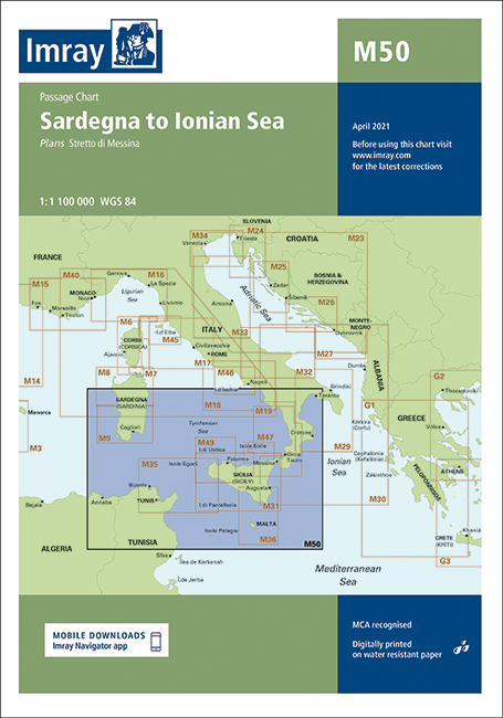M50 Sardegna to Ionian Sea