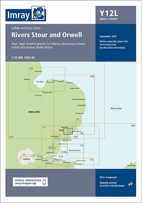 Laminated Y12 Rivers Stour and Orwell (Small Format)