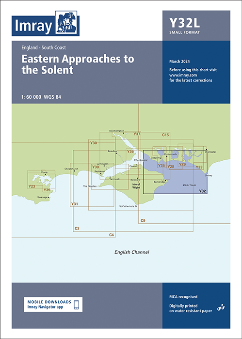 Laminated Y32 Eastern Approach to the Solent (Small Format)
