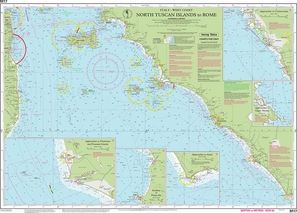 M17 North Tuscan Islands to Rome