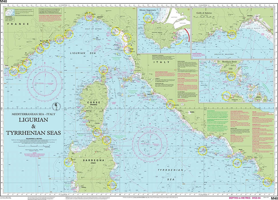 M40 Ligurian and Tyrrhenian Seas