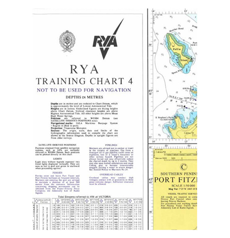 RYA Training Chart (TC4)