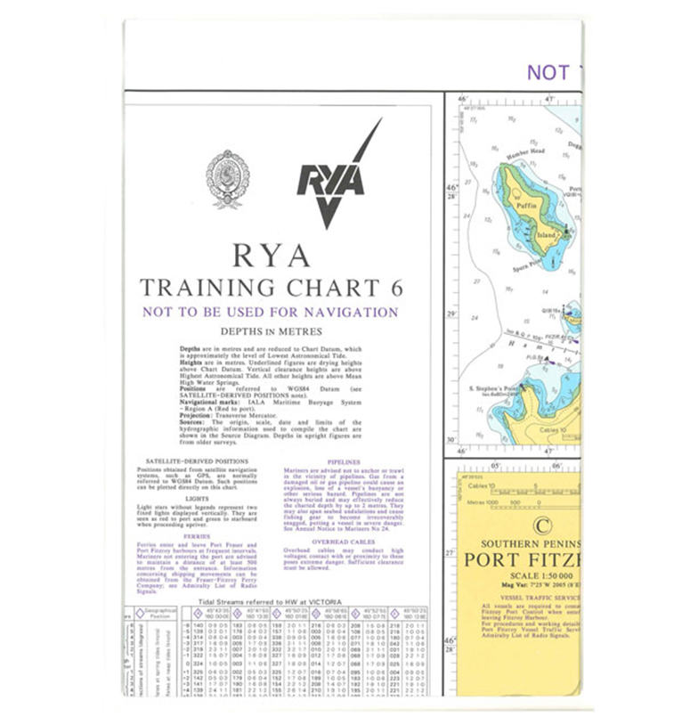 RYA Training Chart (TC6)