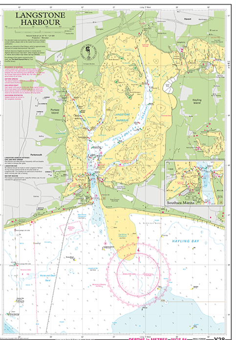 Laminated Y28 Langstone Harbour (Small Format)