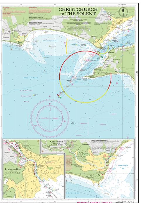 Small Format Y31 Christchurch to the Solent (Small Format) – Imray