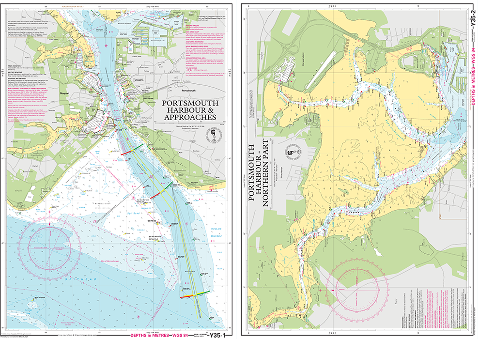 Y35 Portsmouth Harbour and Approaches (Small Format)