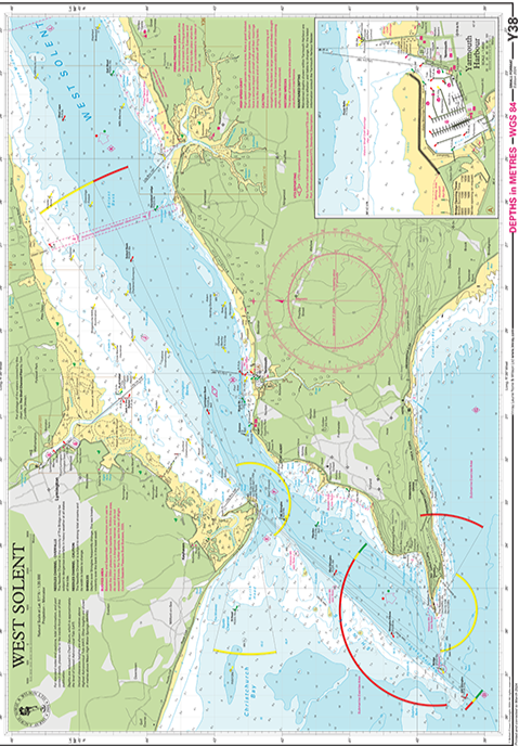 Laminated Y38 West Solent (Small Format)