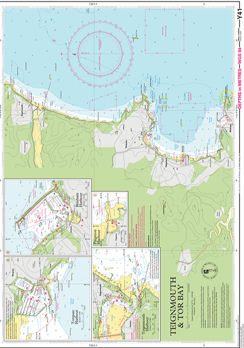 Laminated Y41 Teignmouth and Tor Bay (Small Format)