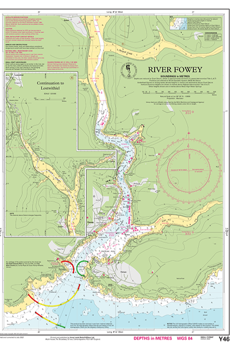 Laminated Y46 River Fowey (Small Format)