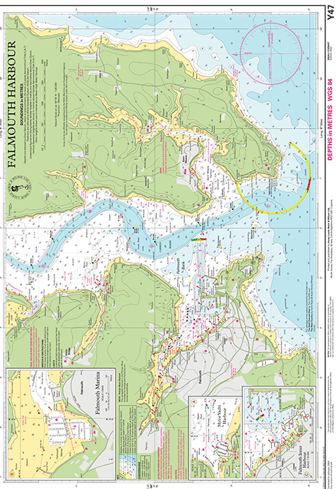 Y47 Falmouth Harbour (Small Format)
