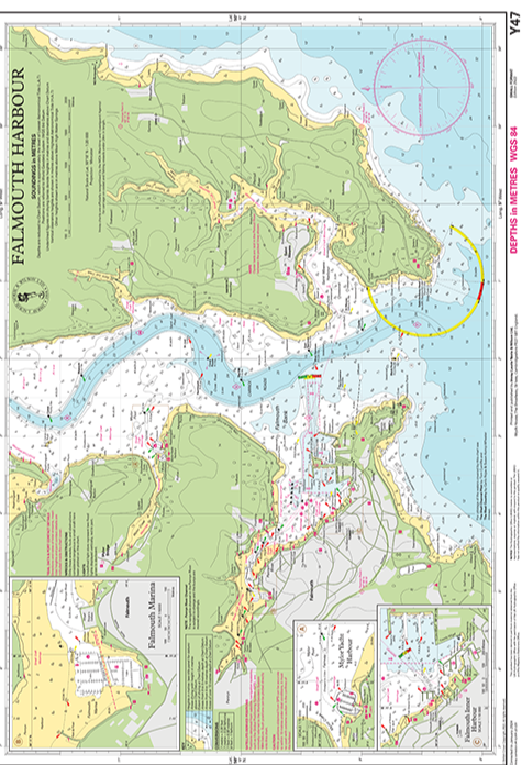 Y47 Falmouth Harbour (Small Format)